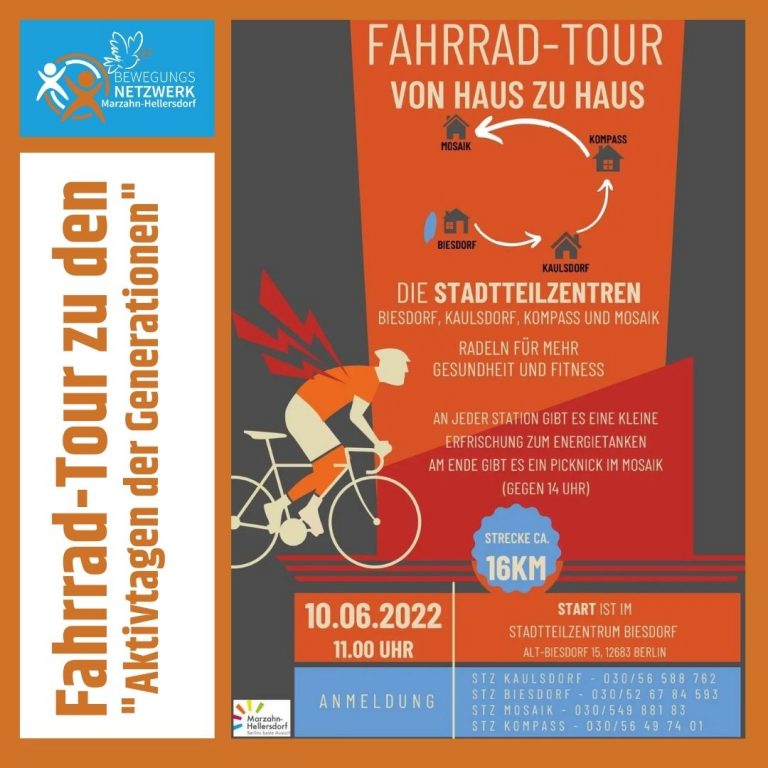 Fahrrad-Tour der Stadtteilzentren