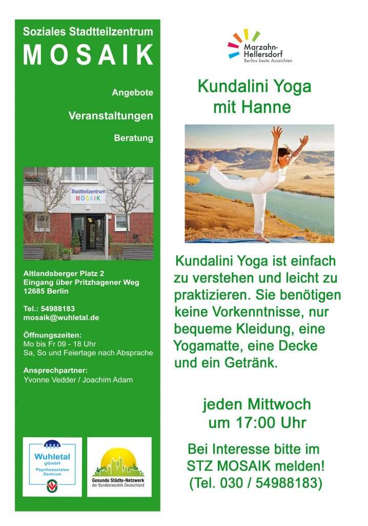 Stadtteilzentrum MOSAIK - Yoga