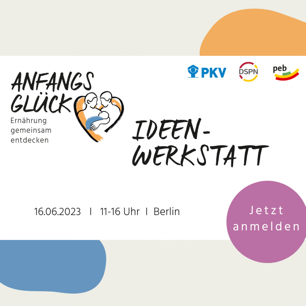 Anfangsglück-Ideenwerkstatt: Einladung zum Kick-off-Event