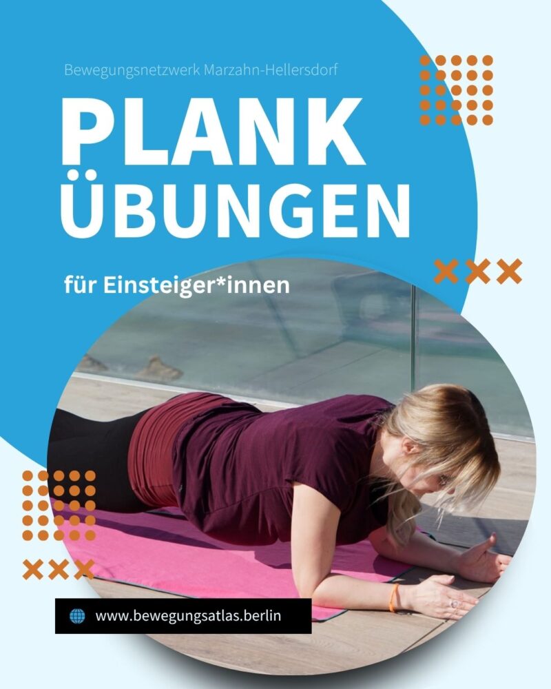 Beitragsbild Plank-Übungen für Einsteiger*innen zu Hause - Frau macht Plankübungen