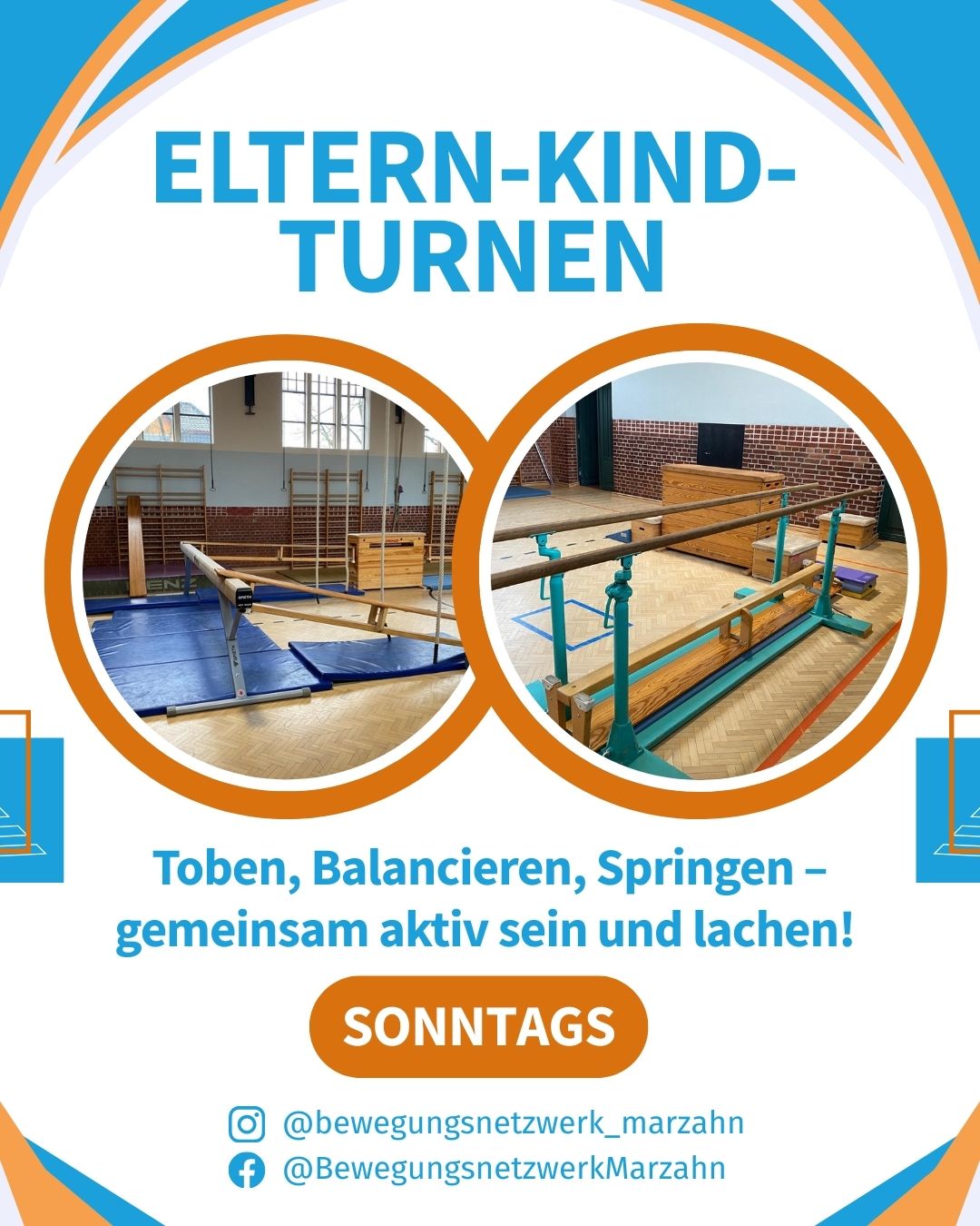 Beitragsbild Eltern-Kind-Turnen – gemeinsam aktiv & fröhlich!